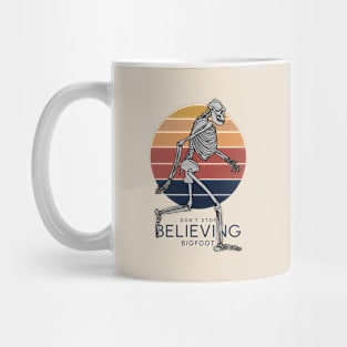 Vintage Bigfoot Don't Stop Believing Mug